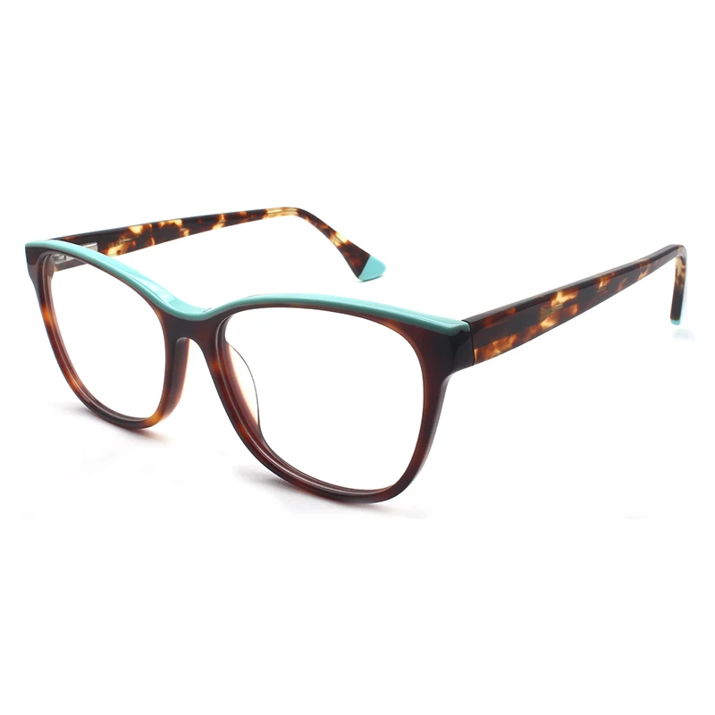 Reven Jate 8043 ацетатная оправа для очков оптические очки по рецепту очки для мужчин и женщин очки - Цвет оправы: C3