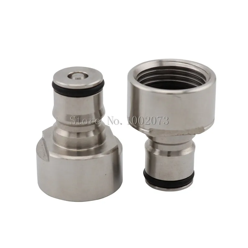 Home Brew Ball Lock Keg Coupler Adapter Stainless Steel Ball Lock Quick Disconnect Conversion Kit G58 Liquid OR Gas Post (3)