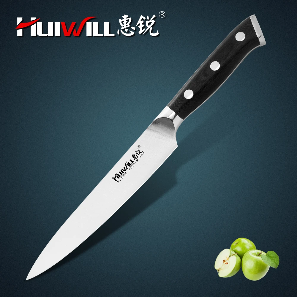 Comprar Lujoso cuchillo de cocina de acero inoxidable japonés AUS 8 de 6 \