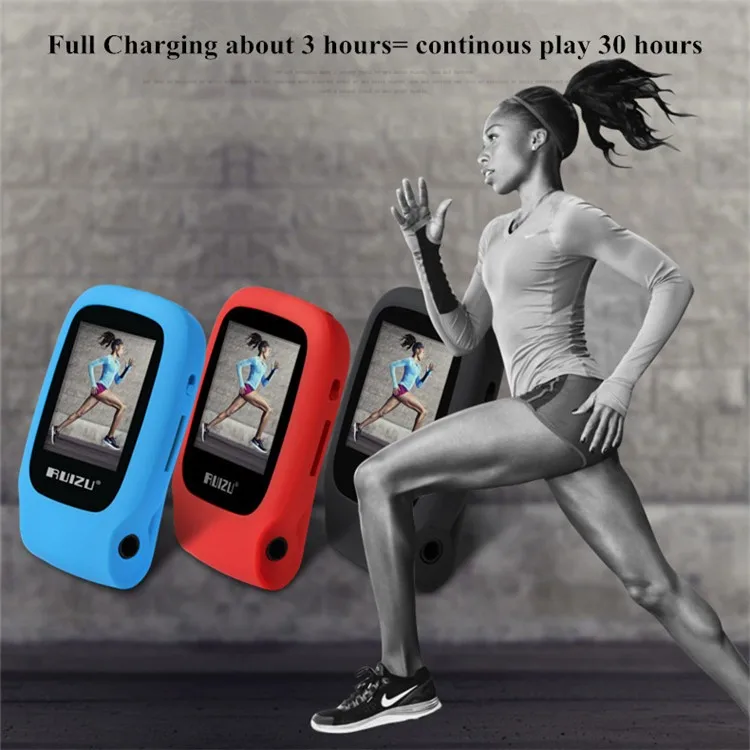 RUIZU X09 MINI MP3 Player Running Sports Clip Mp3 Walkman Support TF Card Music Player With 1.5 inch Screen E-Book Recording FM (7)