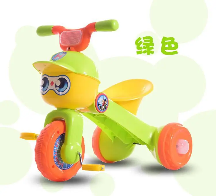 Мультяшный детский трехколесный велосипед, детский велосипед ...