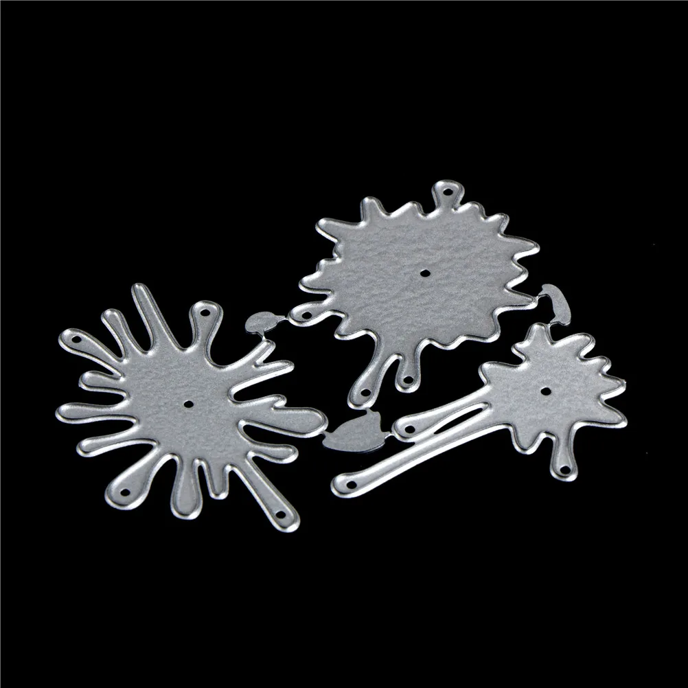 3pcs Water Droplets Metal Die Cutting Dies Stencils For DIY Scrapbooking/photo Album Decorative Embossing DIY Paper Cards