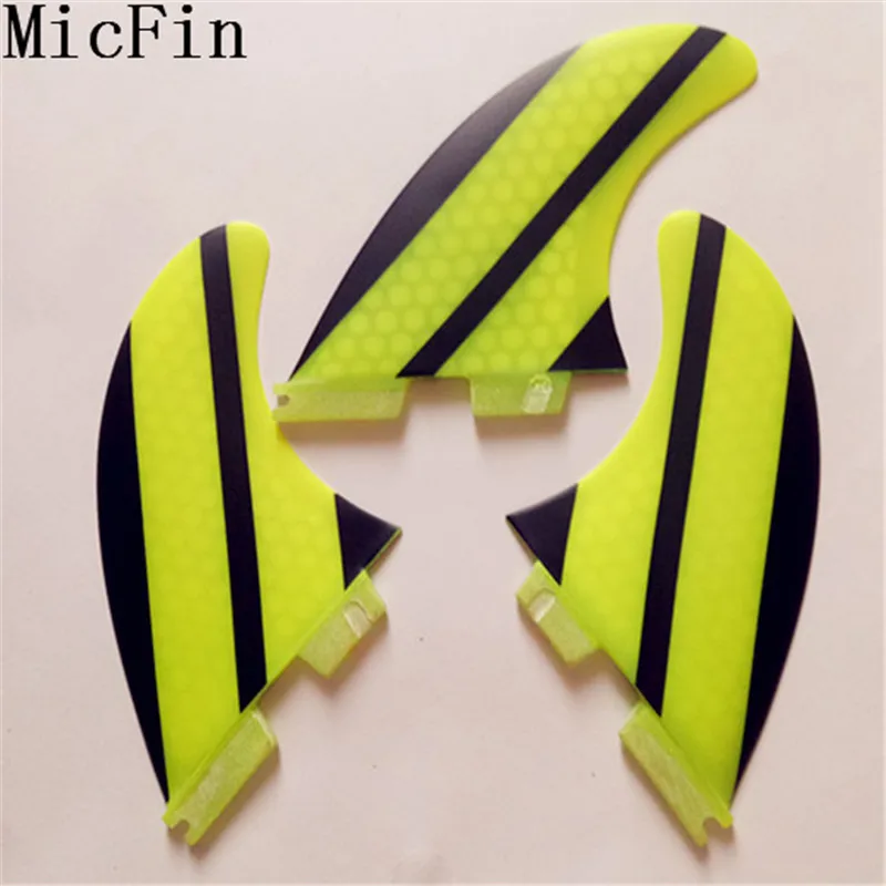 Стекловолоконные сотовые плавники Micfin FCS 2 среднего размера S для серфинга II|surf
