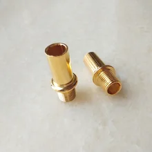 10 шт./лот, золото, M10, Одна Головка, полые трубки с наружной резьбой, можно подключить к G4, лампа, базовый светильник, аксессуары