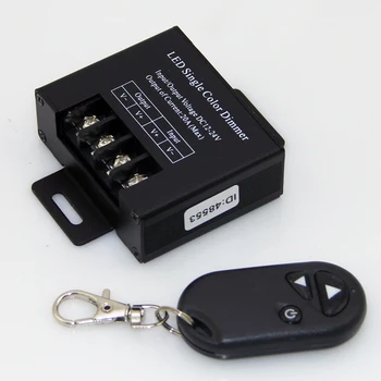 

LED Single Color Dimmer DC12V-24V 20A 3 Key RF for Single Color LED Strip Controller