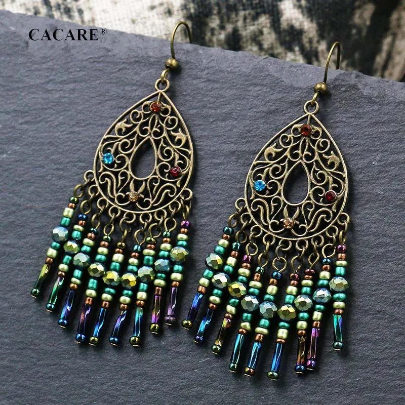 

Fringe Earing Bohemia Big Pendent Tassel Earrings Women 2019 CHEAP Ethnic Drop Long F0478 Carey Earrings Bohemia