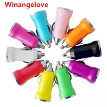 Winangelove 1000 шт потребительских упаковок для микро USB Автомобильное Зарядное устройство Красочный мини автомобильный зарядный адаптер для iPhone6 5 4 MP3 MP4