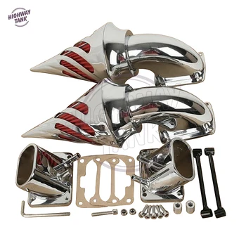 

Chrome Aluminum Motorcycle Spike Air Cleaner Kit Intake Filter case for Suzuki Boulevard M109 M 109 R