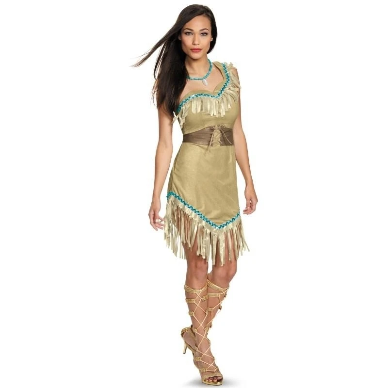 Disfraz 243702 Disney princesa Pocahontas Deluxe traje adulto grande| | -  AliExpress