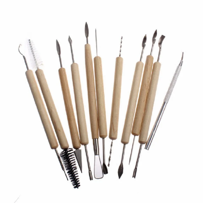 11pcs Clay Sculpting Kit Sculpt Smoothing Wax Carving Pottery Ceramic