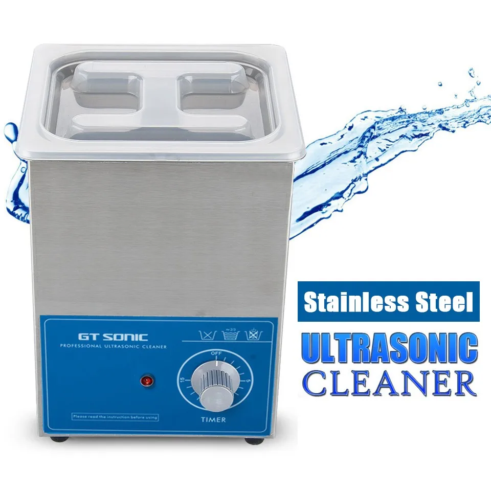 Industrial digital ultrasonic cleaner 2L for filter injector cleaning and auto parts cleaning 110V, 220V VGT-1620QTD0v2