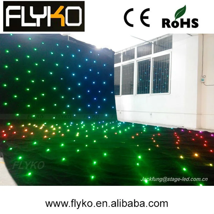

christmas lights new products 5m high 7m wide rgb full color pack led curtain led star curtain