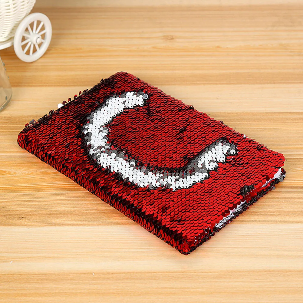 

Fashion Sequins School Office Exquisite Notebook Gift Daily Memo Smooth Writing Eye-protect English Letter Colorful Stationery