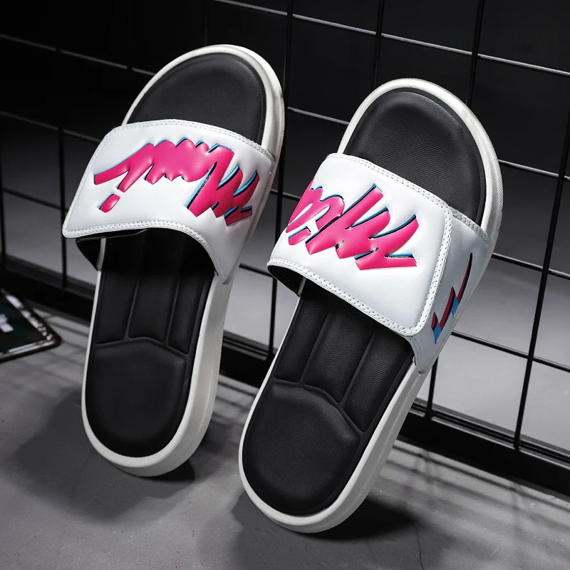 

2019 Summer Women Open Toe Beach Sandals Soft Soled Outdoor Sport Shoes Croc Clogs Men Flat Slippers Sandalias Masculina Mujer