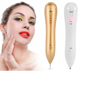 

Electric Mole Freckle Removal Pen Adjustable Spot Tattoo Remover Device White Spot Tattoo Remover Face Skin Care Gold White