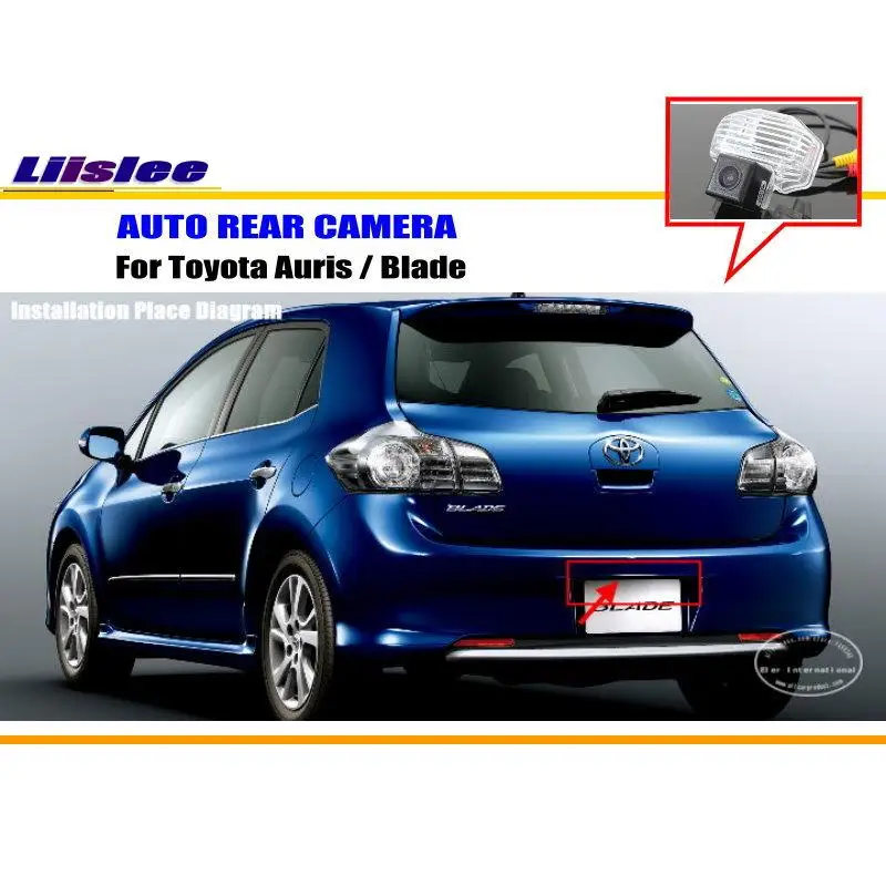 Парковочная камера Liislee для Toyota Auris Blade/Автомобильная заднего вида/HD CCD RCA NTST