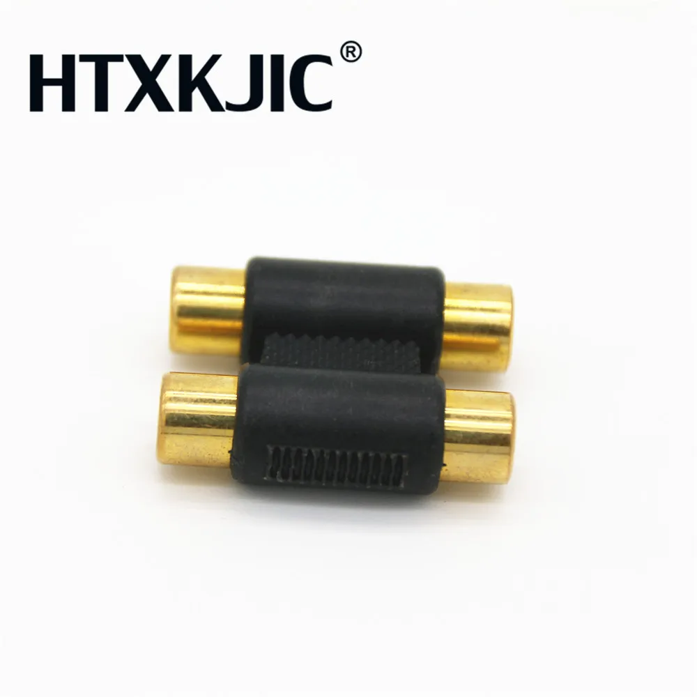 1 шт. новый полезный Двойной RCA соединитель один гнездо к женскому Аудио Видео AV