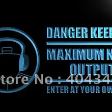 LK055-предупреждающий номер игр бар светодиодный знак неонового света