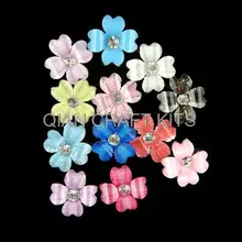 70 шт смолы Стразы Блестки разных цветов 3D цветок клевера Стразы наклейки из кабошона для дизайна ногтей, diy ювелирные изделия 10 мм