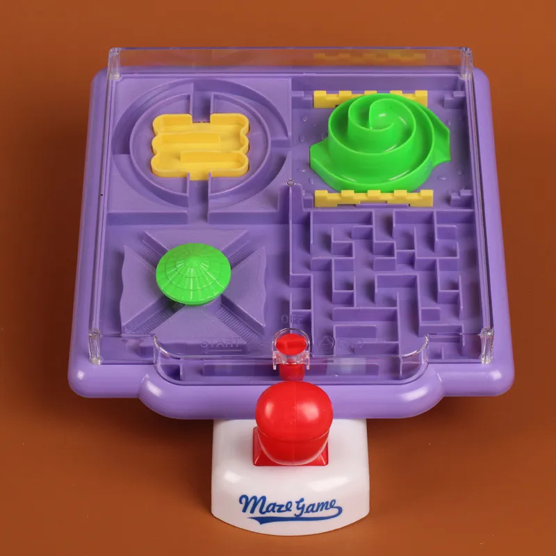 3D Ручка управления лабиринт Мяч Пластиковый лабиринт с шаром мраморная головоломка игра улучшить контроль баланс способность IQ образовательный подарок toy178