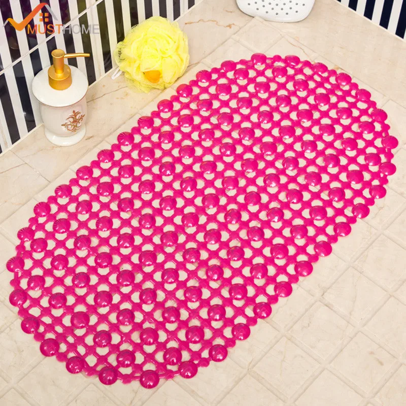 MustHome 38x68cm Non Slip PVC Bath Mat Bathroom Bathtub Matbathtub mat