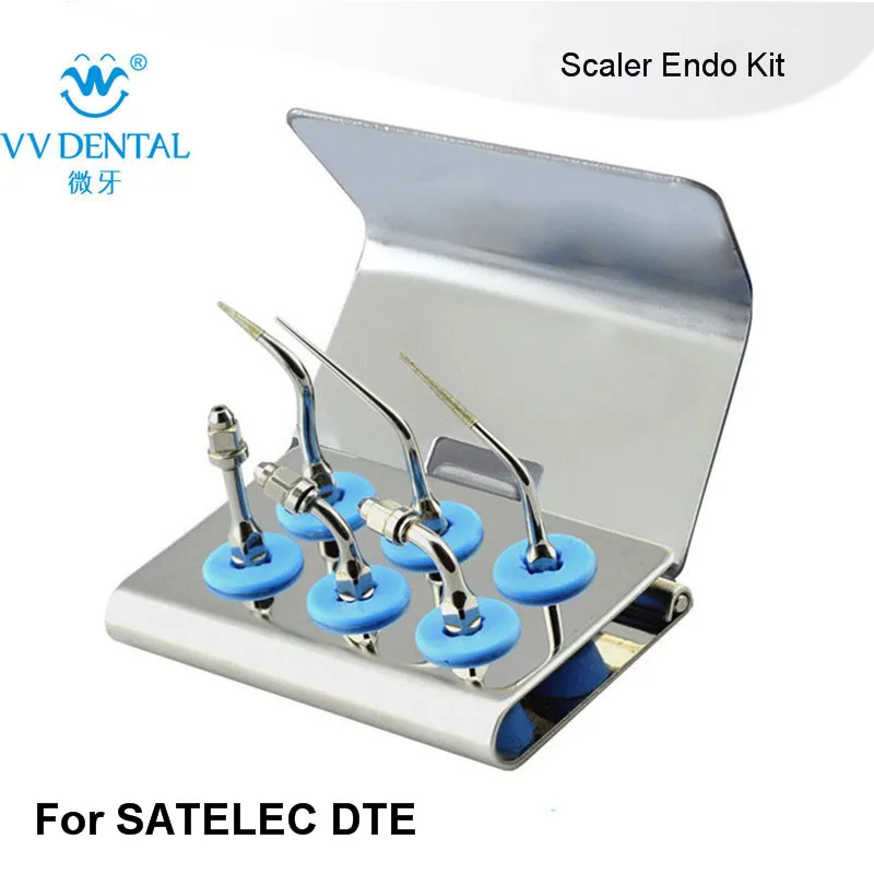 

1 set SEKS scaler eododontics tips set FIT Acteon Satelec Margin tip and NSK endodontie tips and DTE WOODPECKER scalers