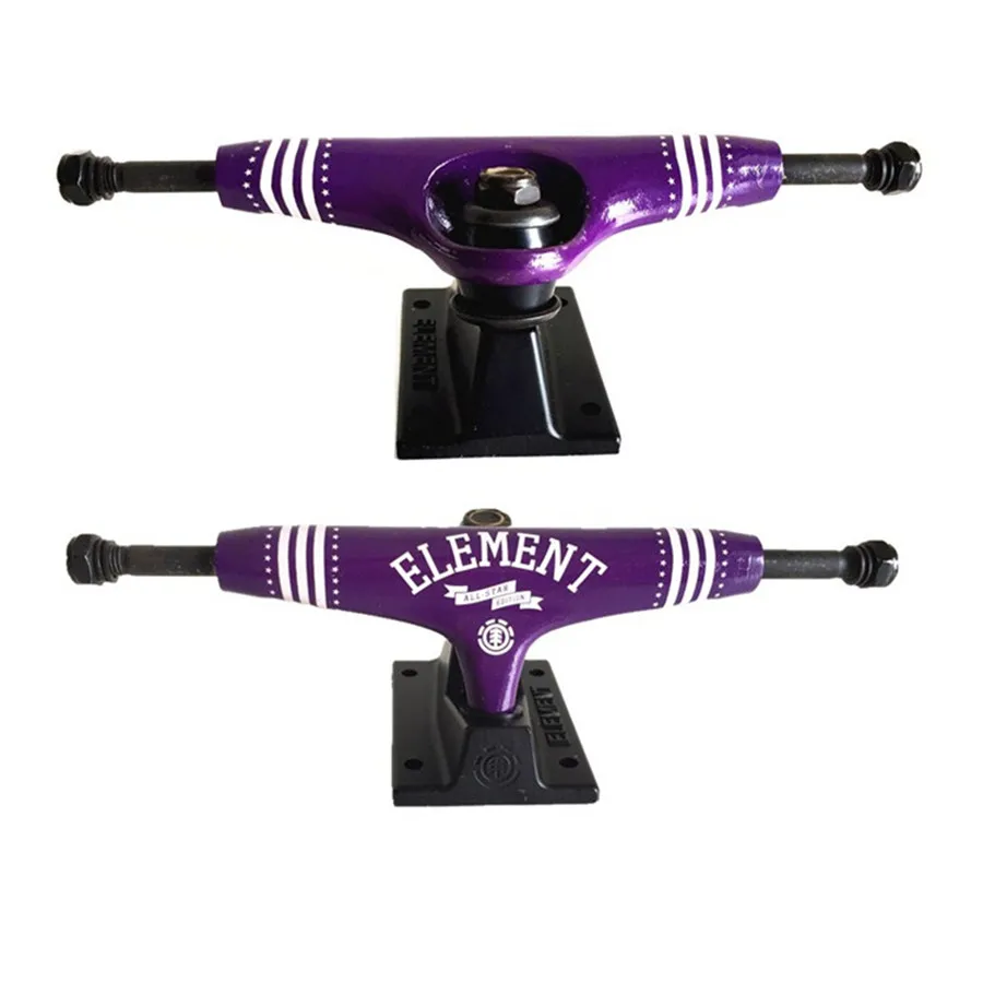 2 piezas Element Skateboard Trucks 5,25/5,5/7 pulgadas para tabla de Skate Longboard cubierta Durable de aluminio soporte monopatín partes de la venta caliente - 4