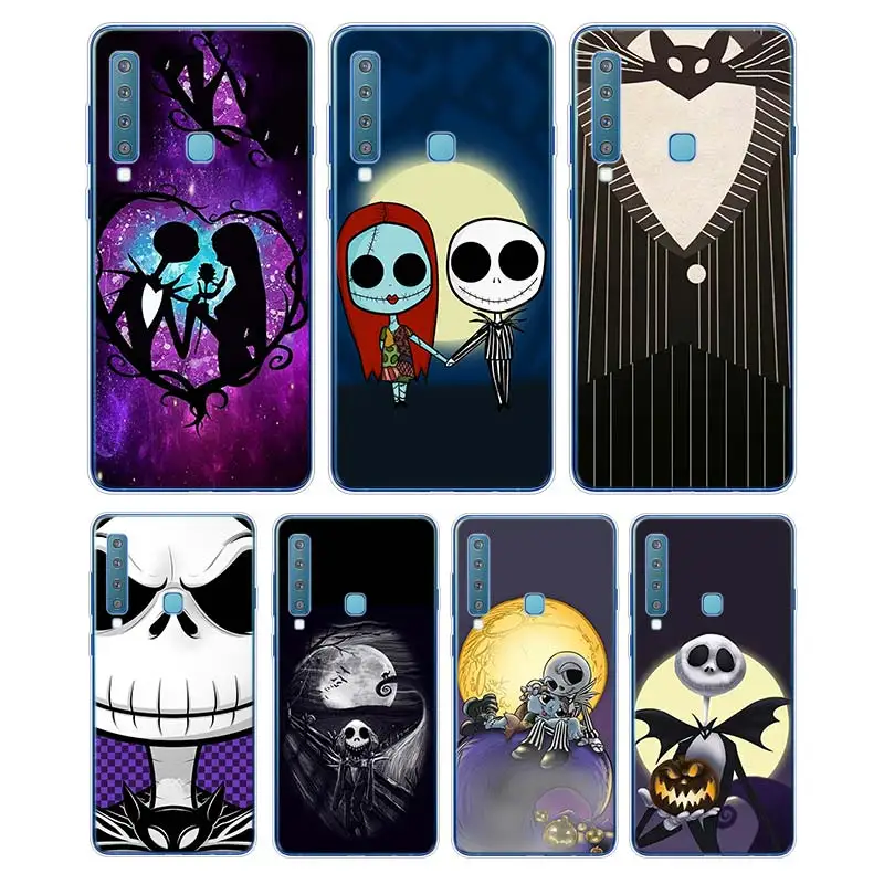 

Transparent Soft Silicone Phone Cases Jack Skellington The Nightmare For Samsung Galaxy A6 A6+ A8 A8+ A7 A5 A3 Plus 2018 2016