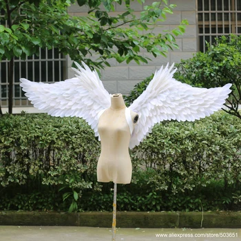

Halloween Boy Girl Child White Angel Wings Halloween Angel Wing Unisex Multi-Purpose Creative Costume Wings Party Props