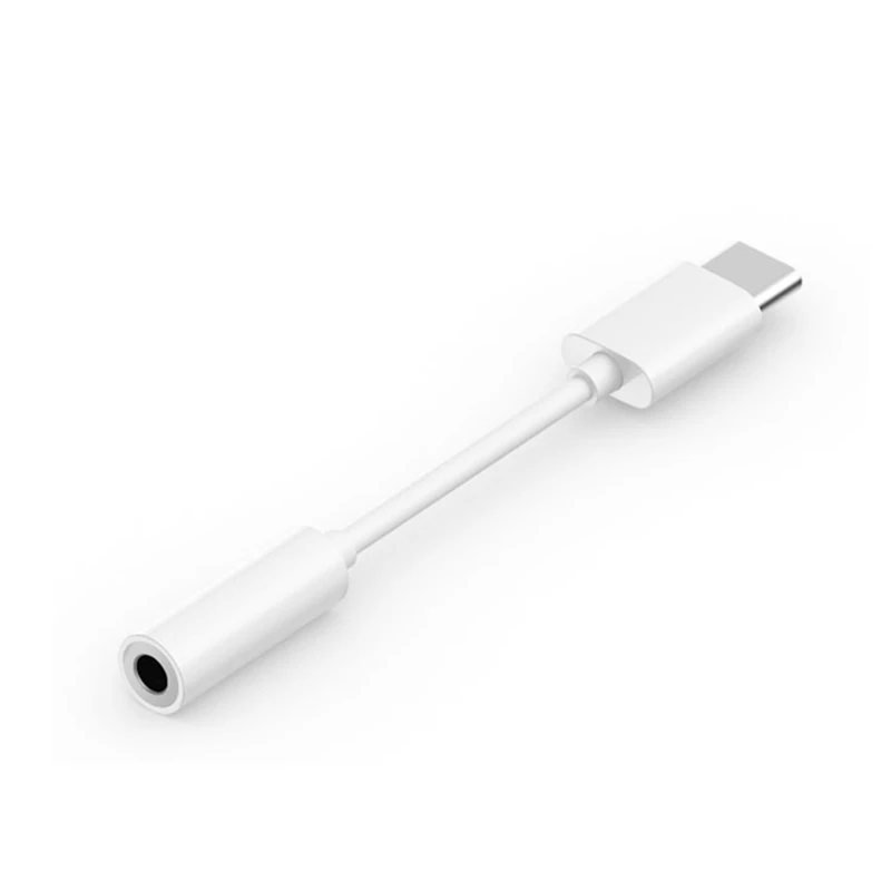 

10cm Type-C Male to 3.5mm Female Earphone Jack Convertor Aux Audio Cable Adapter for Samsung S8 S9 S10 Plus LG G5 G6 V30 OnePlus