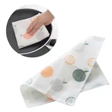 1 шт. ткань для посуды Бытовая печать Многоцелевой 8 слоев волокна кухонные тканевые Салфетки Полотенца для уборки ткань для мытья посуды