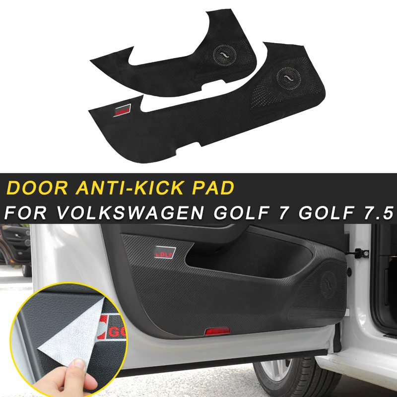 

For Volkswagen Golf 7 Golf 7.5 Car Care Door Gate Protector Cover Auto Anti-kick Pad Trim Frame Interior Accessories