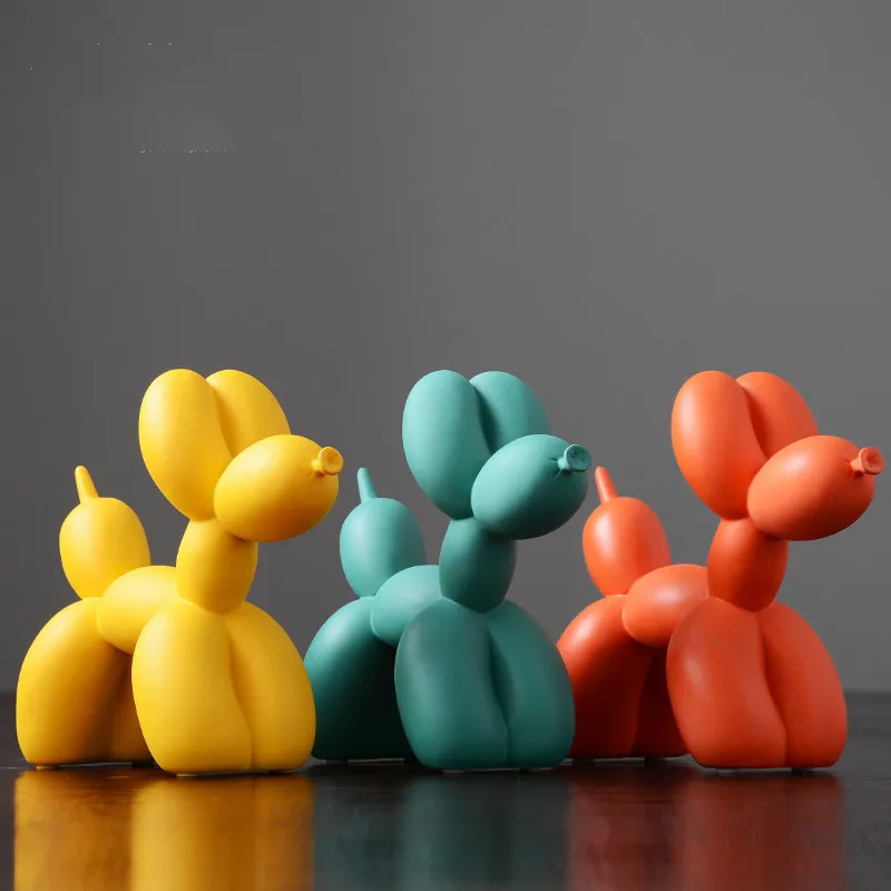 cheap Modern Minimalist Balloon Dog Accessories American Living Room Wine Cabinet Tv Cabinet Decoration Accessories