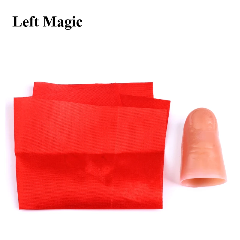 

Hot magie Vanishing and Appearing Plastic Finger Thumb Tip &Silk magic tricks close up magic illusion Funny gadgets E3035