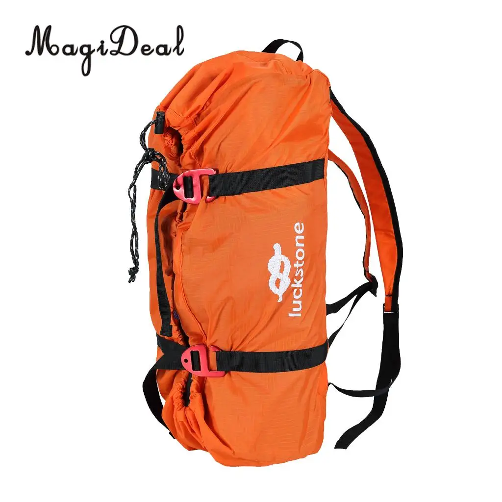 MagiDeal Folding Nylon Rock Climbing Rope Bag Gear Equipment Holder Storage for Camping Climbing Caving Travell Accessories