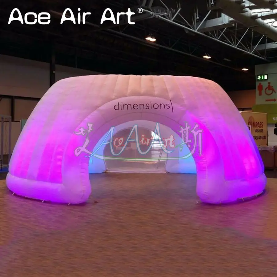 Details about   Custom made pop up Inflatable Tent Events dome Igloo party led 20ft arch wedding 