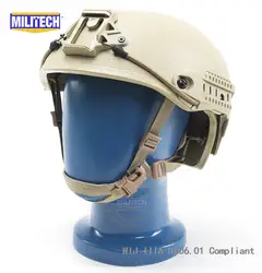 MILITECH де Airframe вентилируемый NIJ IIIA совместимый баллистический шлем видео коммерческих