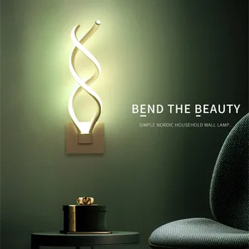 

modern art Wall lamps metal wall sconce for bedroom home decor wall light indoor novelty lighting novelty acrylic light fixtures