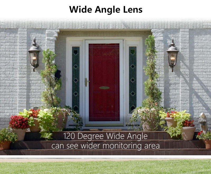 wifi doorbell camera angle
