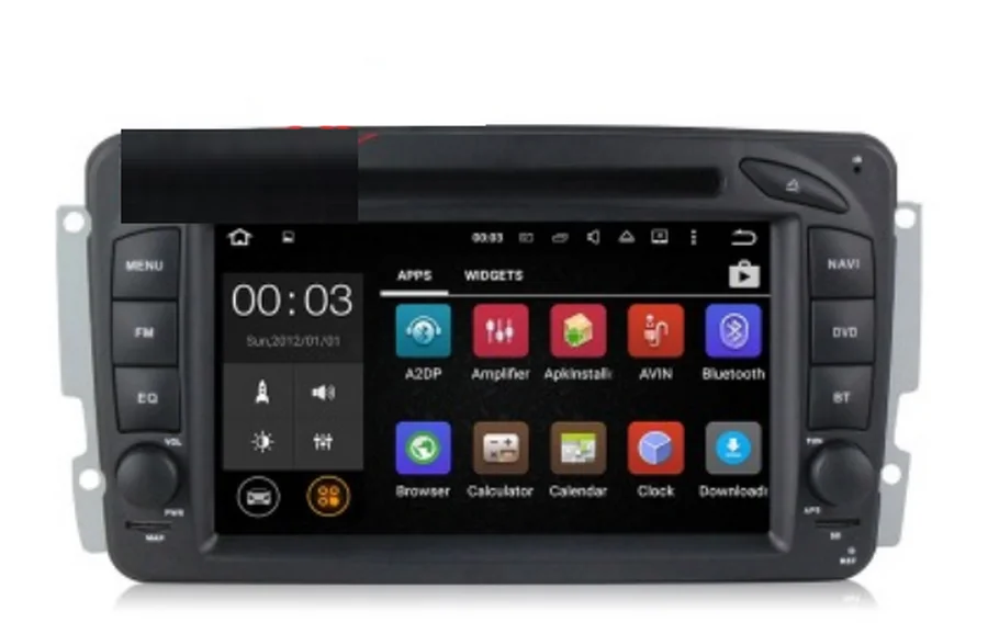 Discount by DHL or Fedex 5pcs ANDROID CAR DVD PLAYER For Mercedes Benz W209 W203 W168  W163 W463 Viano W639  Wifi GPS BT Radio DVR Canbus 2