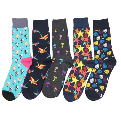 

2018 Classic Socks Brand Hit Color European American Personality Women Men Funny Socks Jacquard Short Cotton Male Socks
