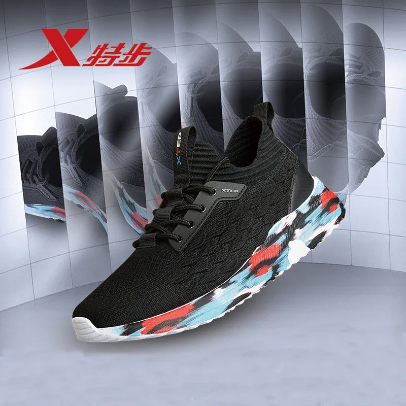 

981118326806 Xtep women's shoes sneakers 2019 spring section mesh casual shoes fashion sneakers Walking shoe for women