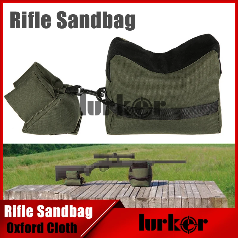 

Tactical Front&Rear Bag Support Sniper Rifle Sandbag without Sand Target Stand Oxford Cloth Unfilled Sandbag For Airsoft Hunting