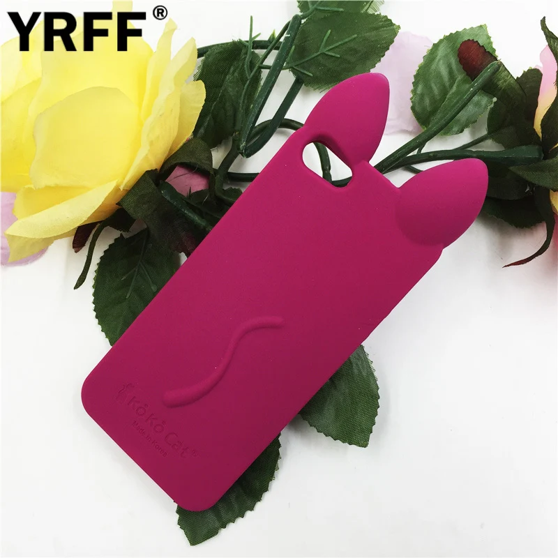 YRFF силиконовый чехол для iphone 4 4G с котом apple милым 3d рисунком мультяшным мышкой
