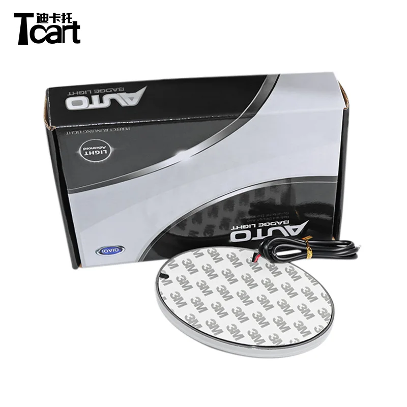 Tcart auto 4D Emblem light font b lamp b font for Toyota 4D led front rear