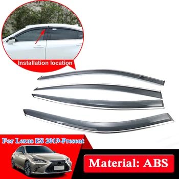 

Car Styling External Awnings Shelters Window Visors Sun Rain Shield Stickers Covers Auto Accessories For Lexus ES 2019