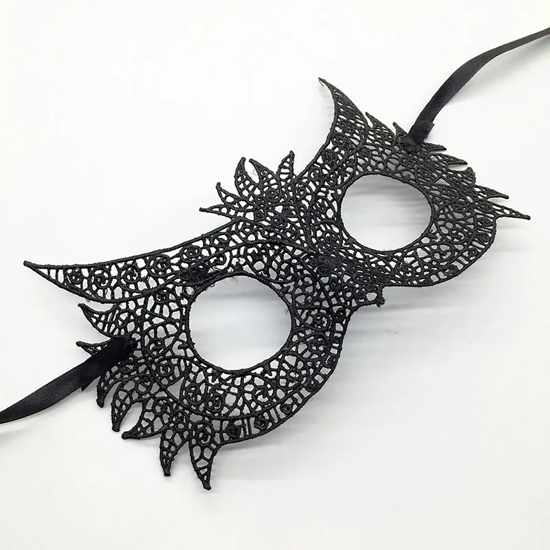 1 шт. женский, черный Сексуальная кружевная маска для глаз для маскарада вечерние костюмы карнавальные костюм; Маска для косплея - Цвет: party masks