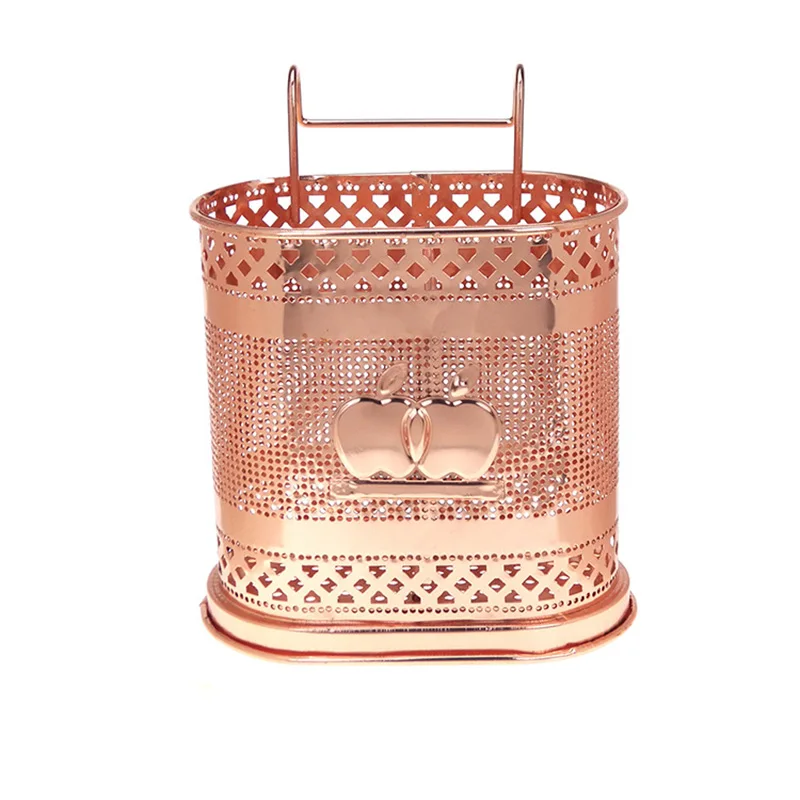 Kitchenwares аксессуары для хранения палочки для еды ножи вилки ложка блок Держатель Сушилка Полка товары для дома стойки Органайзеры - Цвет: Bronze