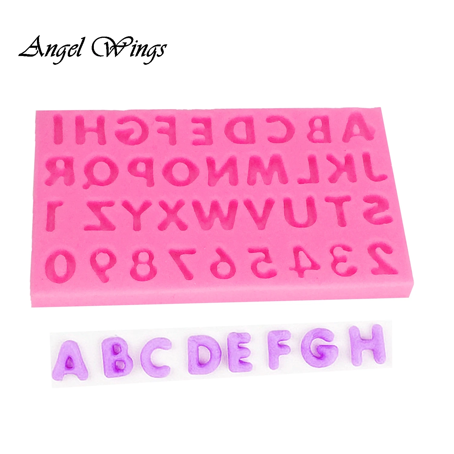 

Alphabet DIY letter number Silicone mold for cake decorating chocolate Resin Molds Fondant Sugar Craft Molds DIY Cake F1399