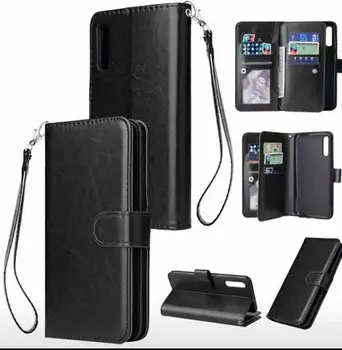 

10pcs/lot Multi functional 9 card Photo Frame Wallet PU Leather +TPU Case for Samsung S10 S10Lite S10Plus A10 A20 A40 A50 A70